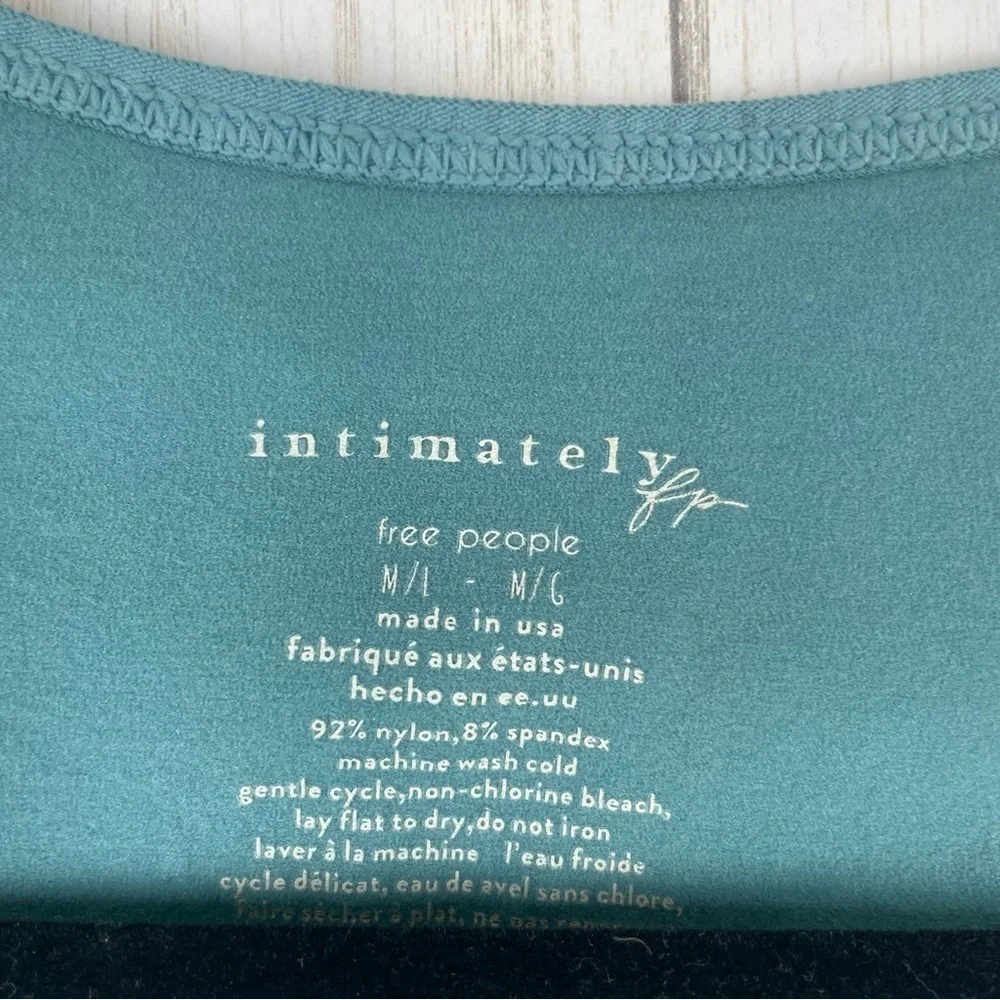 Free People Intimately sea foam green tank